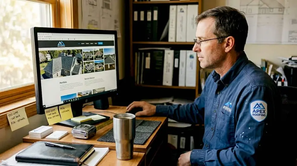 Why custom website design matters for roofing contractors