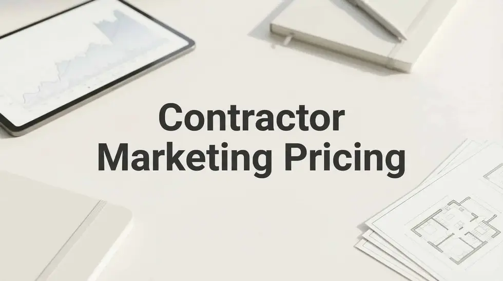 7 Smart Strategies to Navigate Contractor Marketing Pricing in 2026