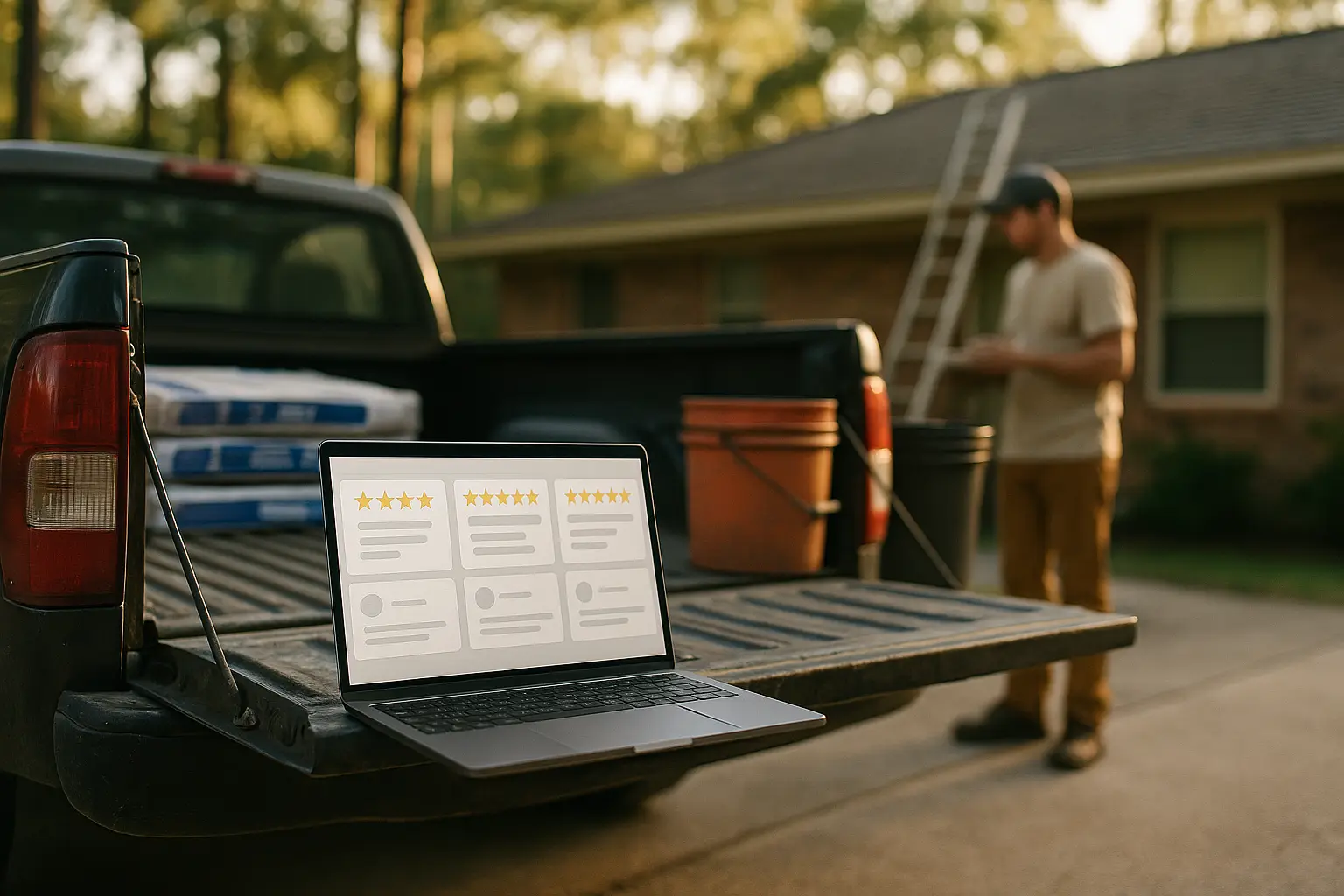 Google Review Widget for Contractor Websites: How It Works