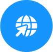 SEO Services for Roofers - Globe Pointer Icon