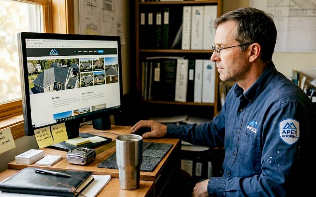 Why custom website design matters for roofing contractors