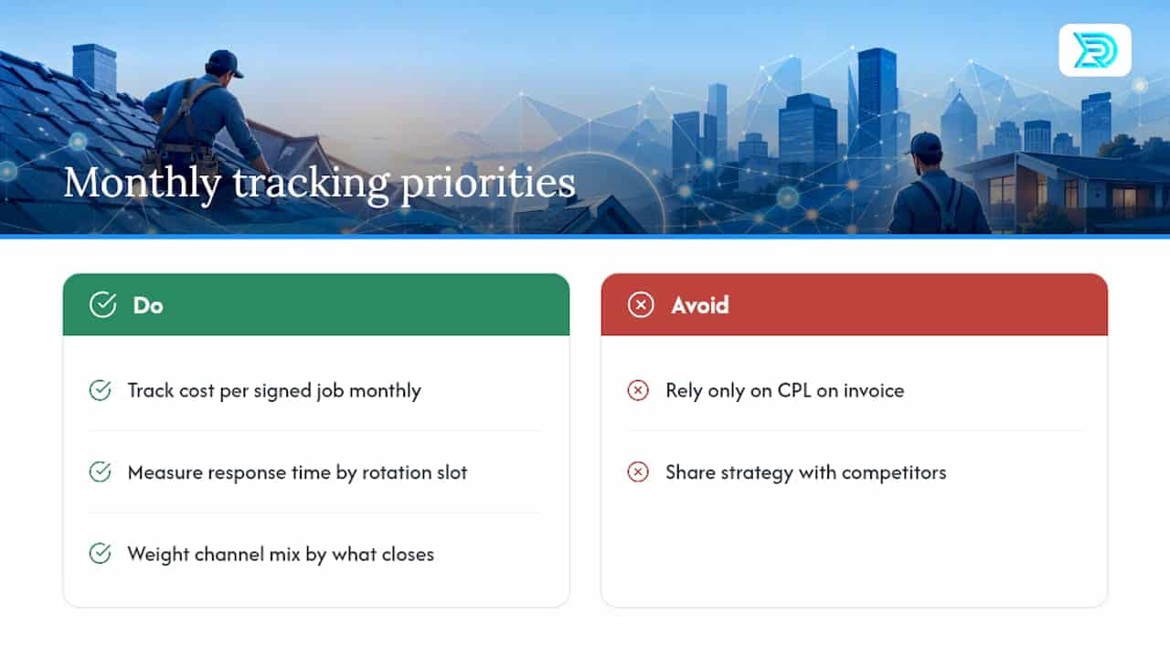 What Applied Cost-Per-Signed-Job Tracking Looks Like — overview diagram