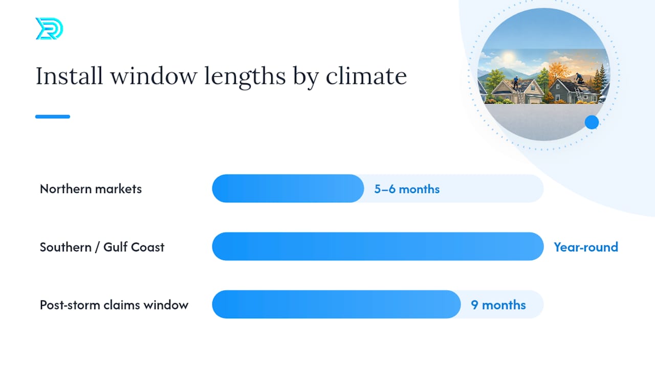 How Do Climate Zones and Storms Change Roofing Demand? — overview diagram
