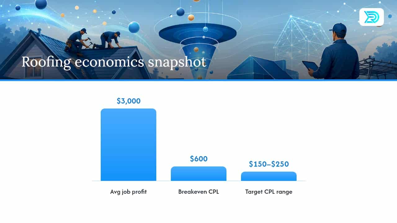 Roofing ad cost and profit benchmarks