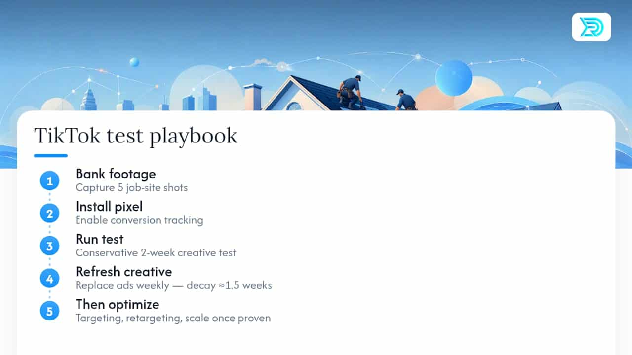 An Editorial Take on TikTok's Role in a Roofing Ad Stack — overview diagram
