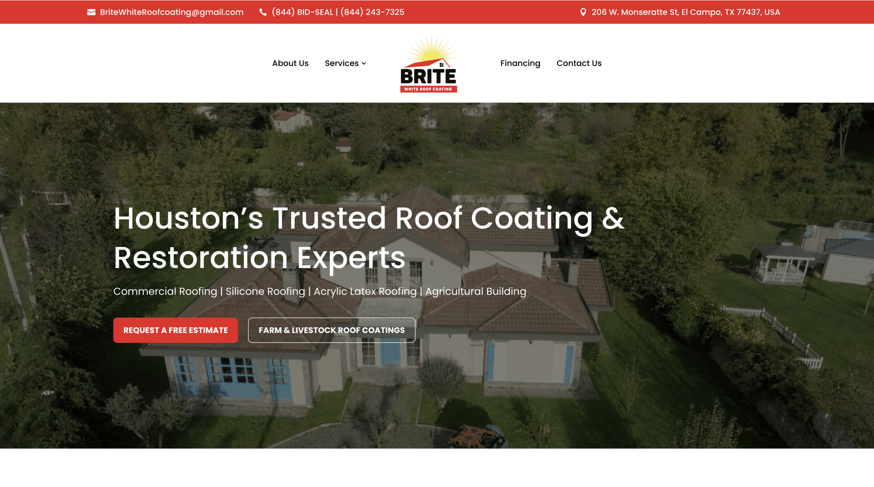 Project website screenshot