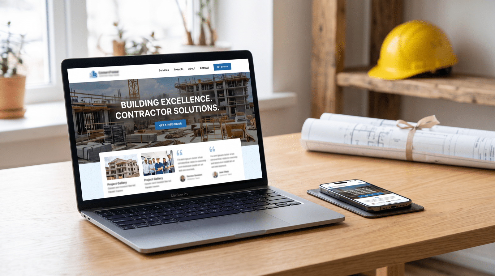 General Contractor Website Design in Conroe, TX